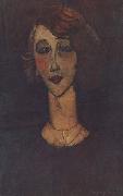 Amedeo Modigliani Renee la blonde (mk38) painting